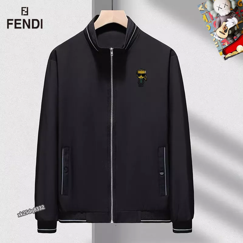 fendi veste manches longues pour homme s_12b1a60:Fendi veste cuir homme